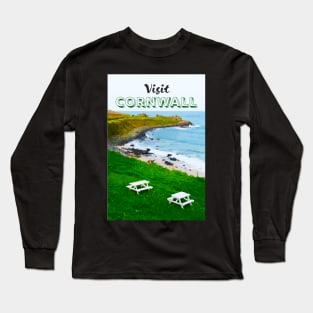 Visit Cornwall, UK Long Sleeve T-Shirt